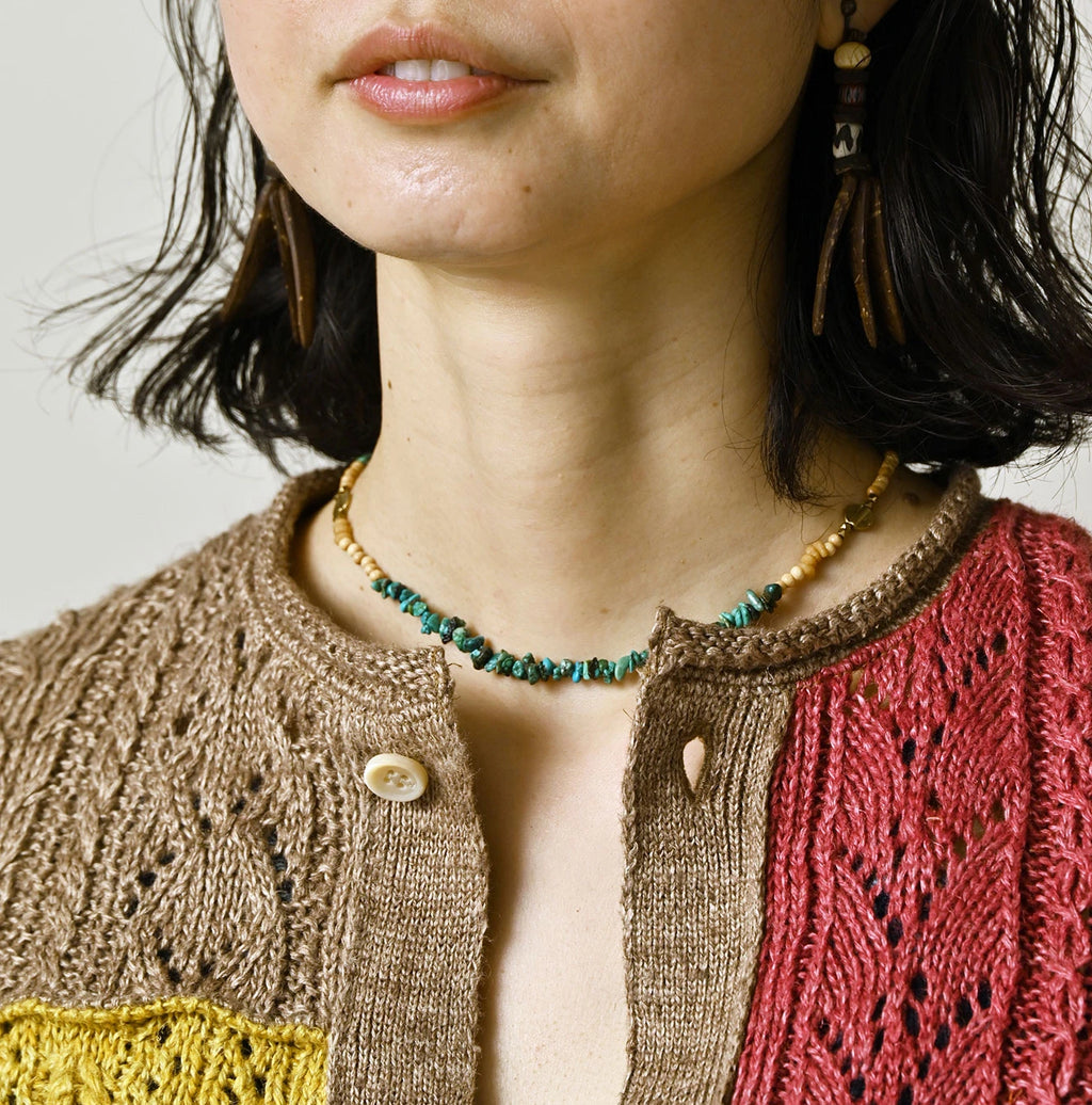 Linen Patchwork Vest