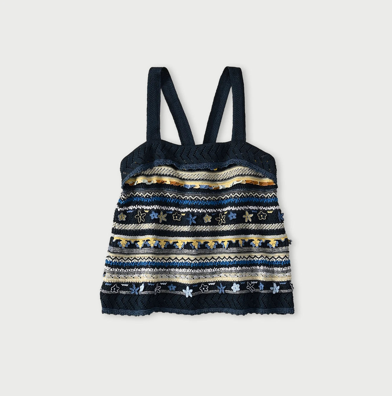 Indigo LeiLei Jacquard Camisole