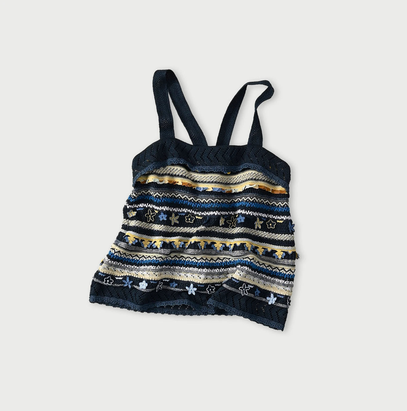Indigo LeiLei Jacquard Camisole