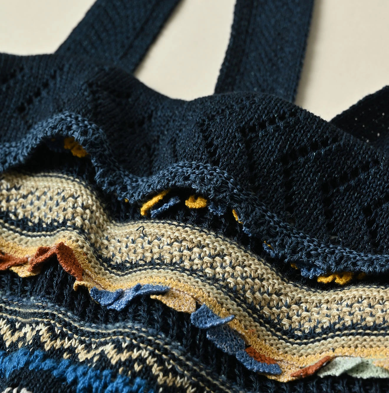 Indigo LeiLei Jacquard Camisole