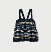 Indigo LeiLei Jacquard Camisole
