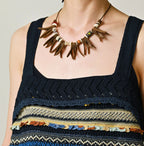 Indigo LeiLei Jacquard Camisole