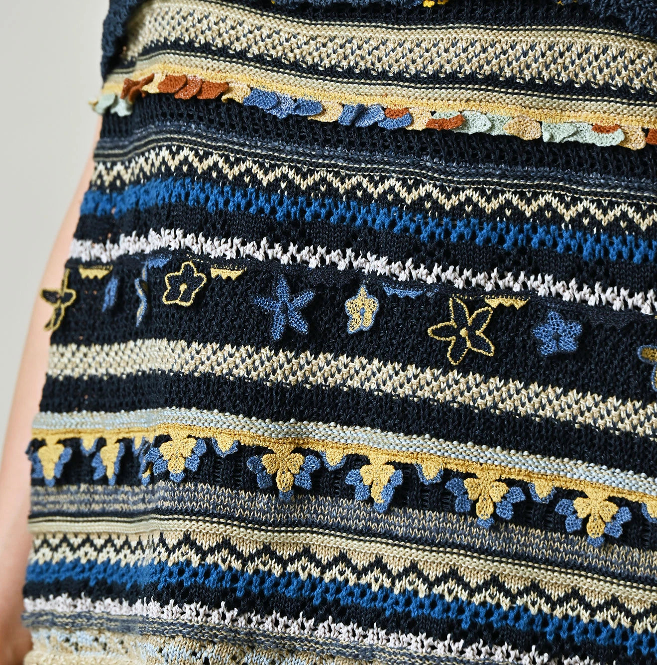 Indigo LeiLei Jacquard Camisole