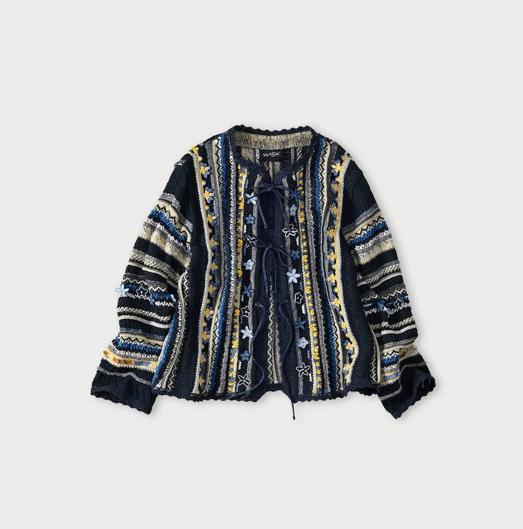 Indigo Base LeiLei Aloha Jacquard Bolero