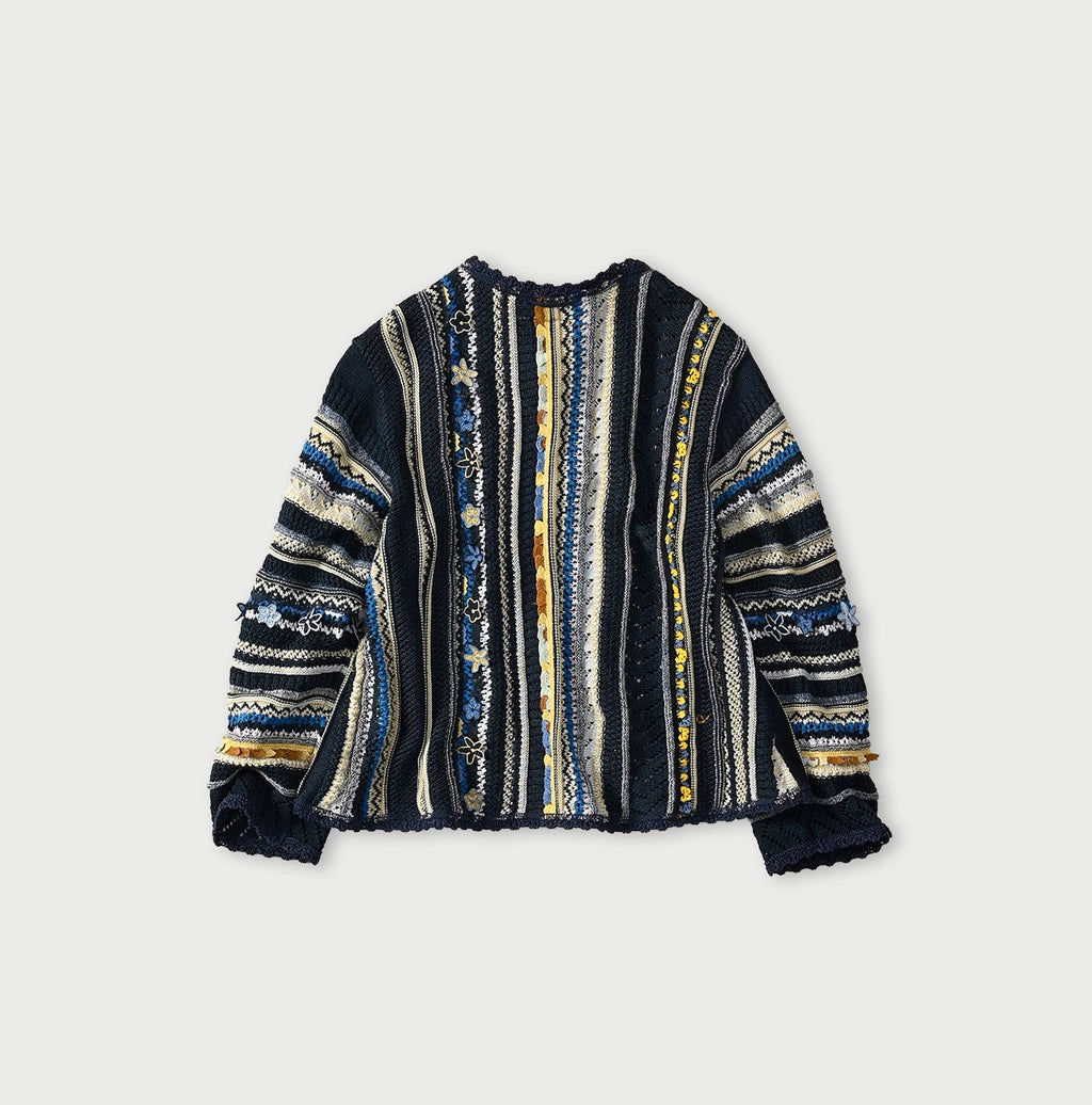 Indigo Base LeiLei Aloha Jacquard Bolero