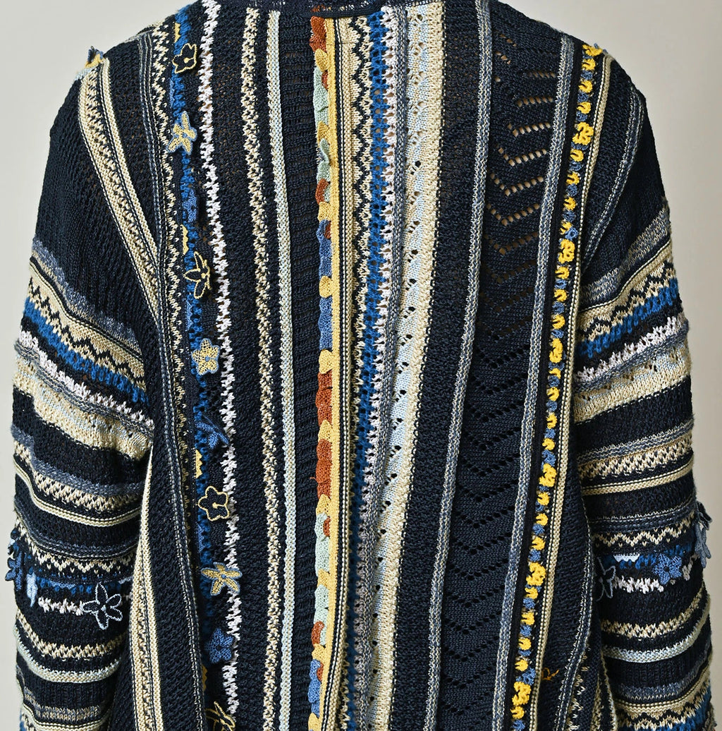 Indigo Base LeiLei Aloha Jacquard Bolero