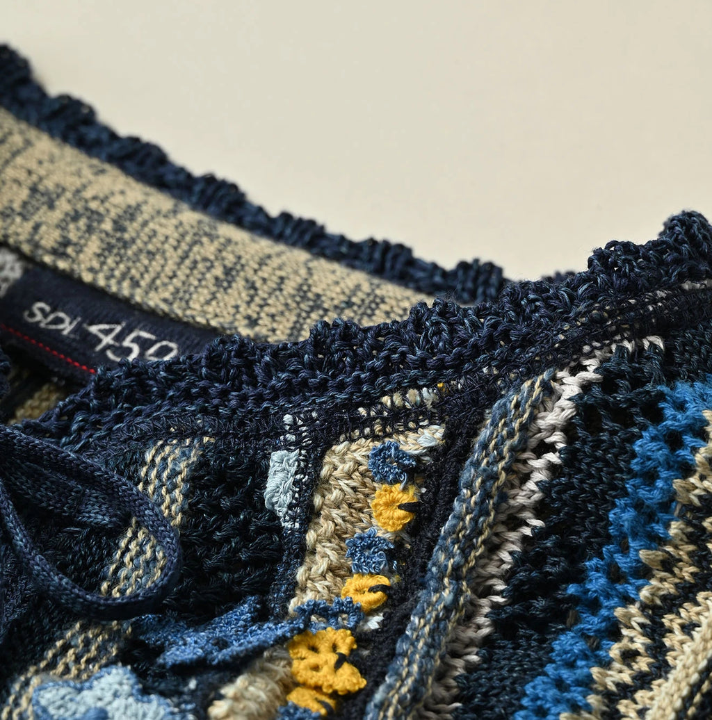 Indigo Base LeiLei Aloha Jacquard Bolero
