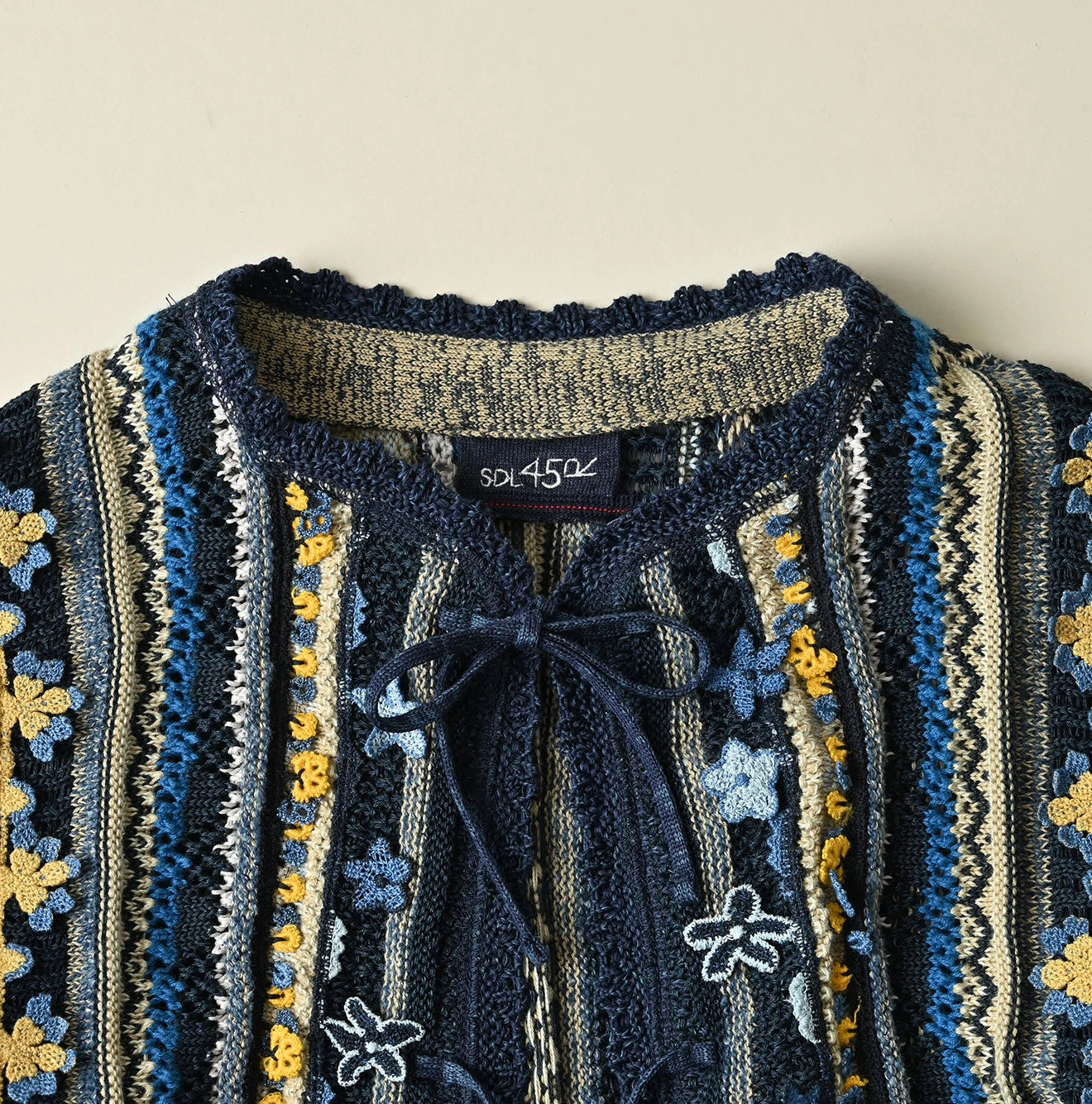 Indigo Base LeiLei Aloha Jacquard Bolero