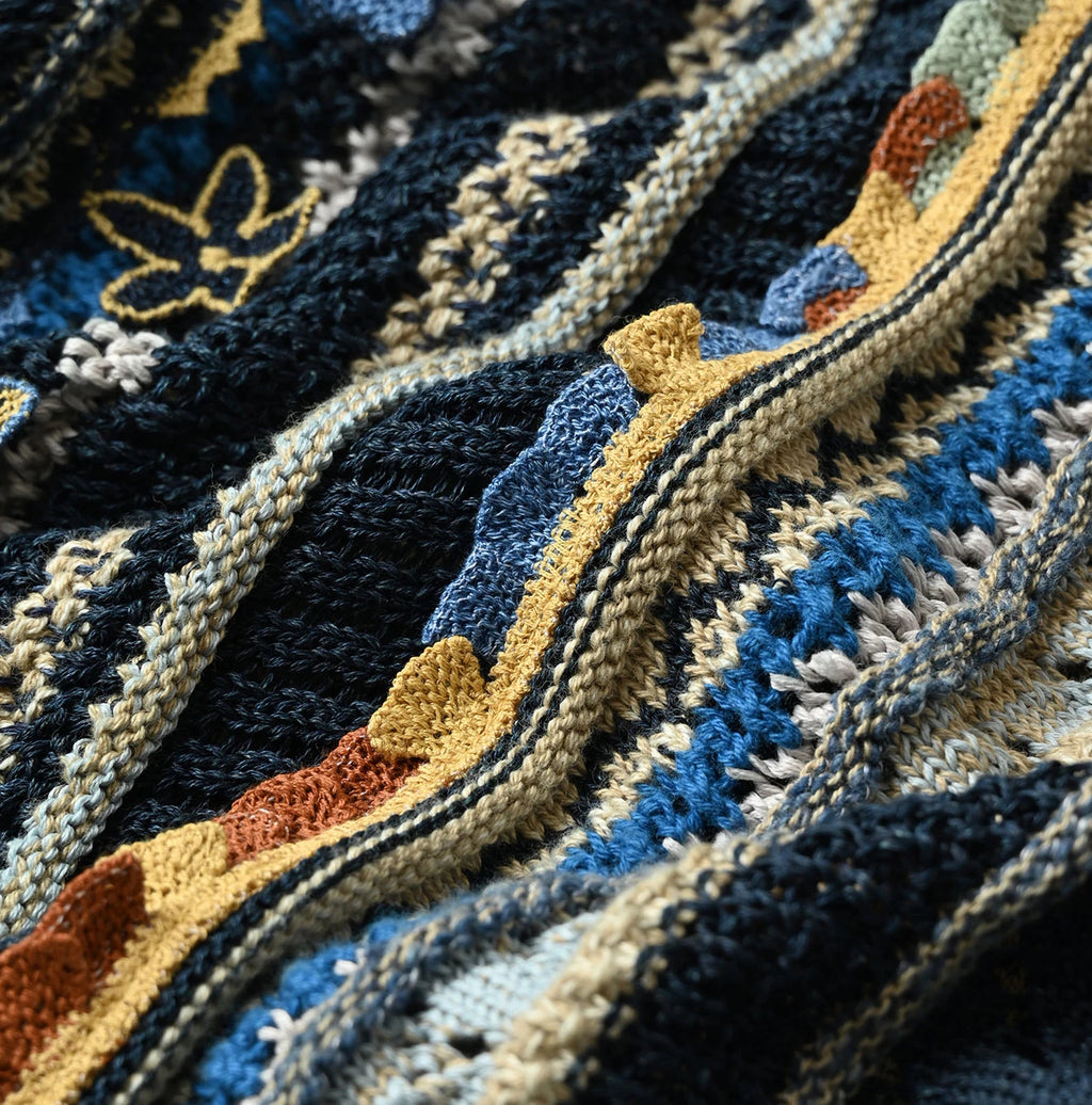 Indigo Base LeiLei Aloha Jacquard Bolero