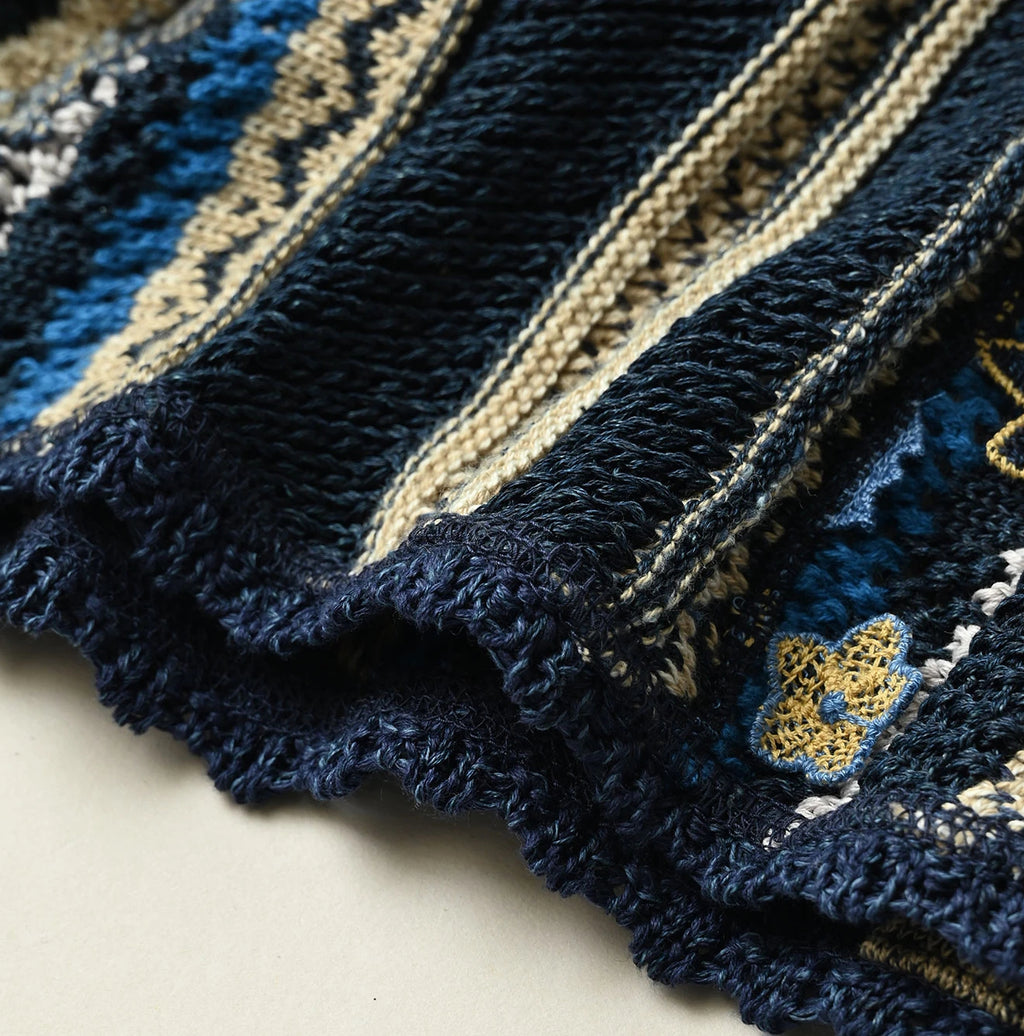 Indigo Base LeiLei Aloha Jacquard Bolero