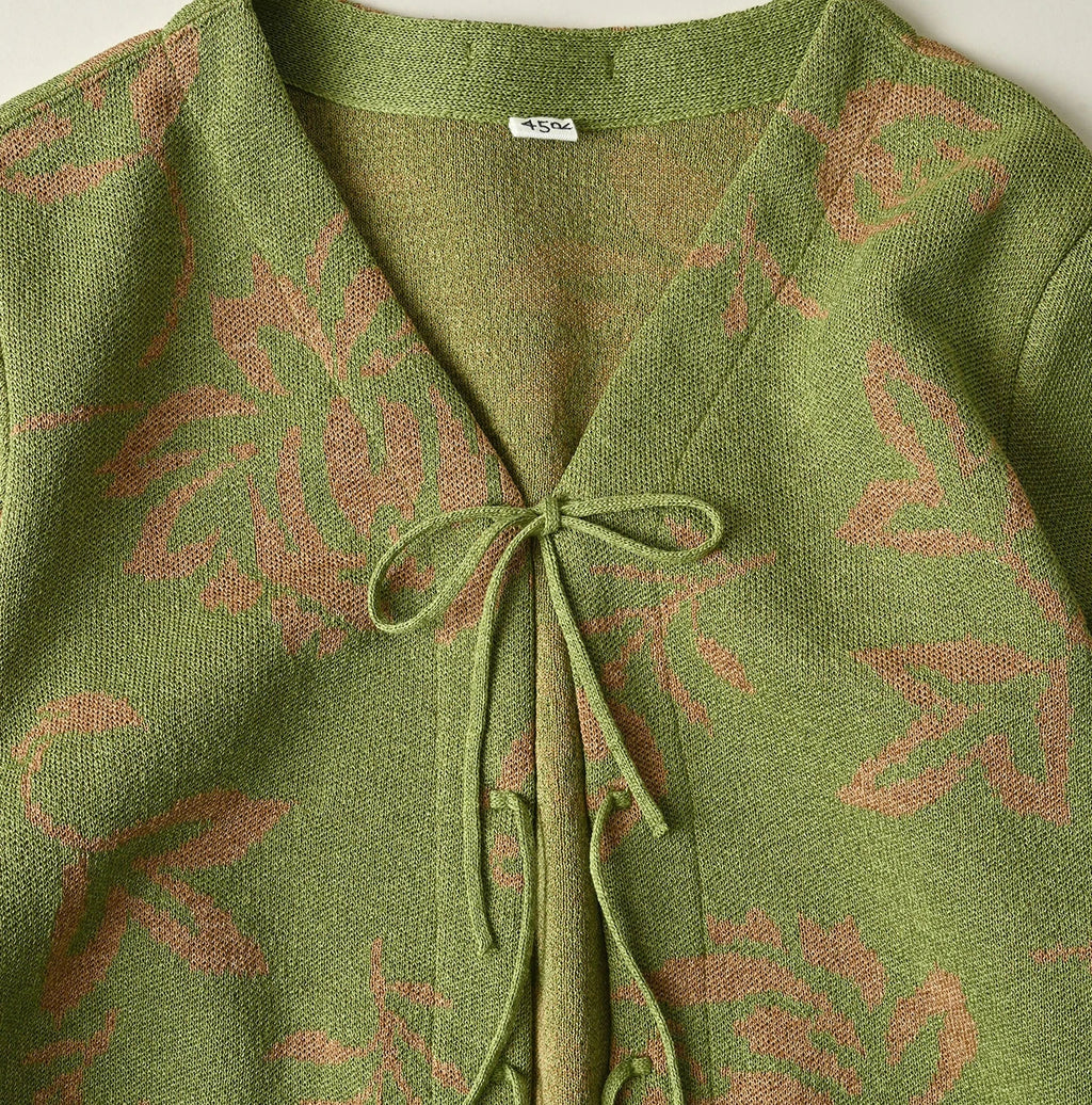 LeiLei Aloha Jacquard Cardigan