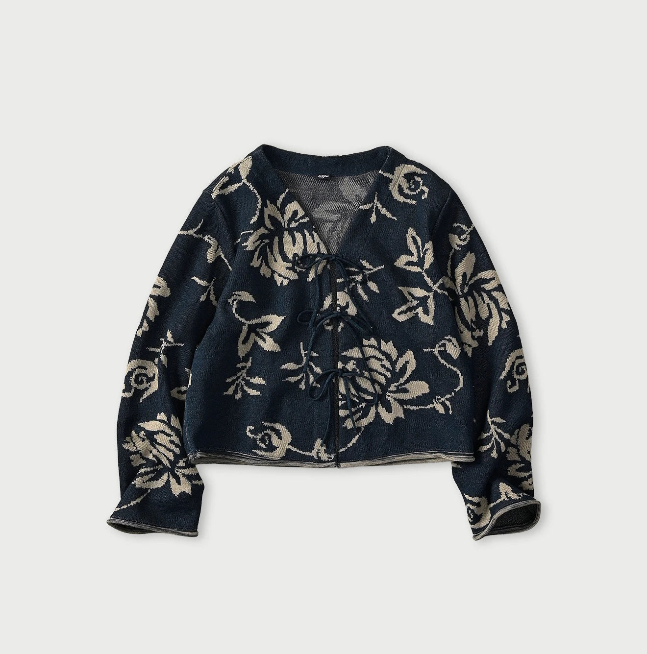 Indigo Base LeiLei Aloha Jacquard Cardigan