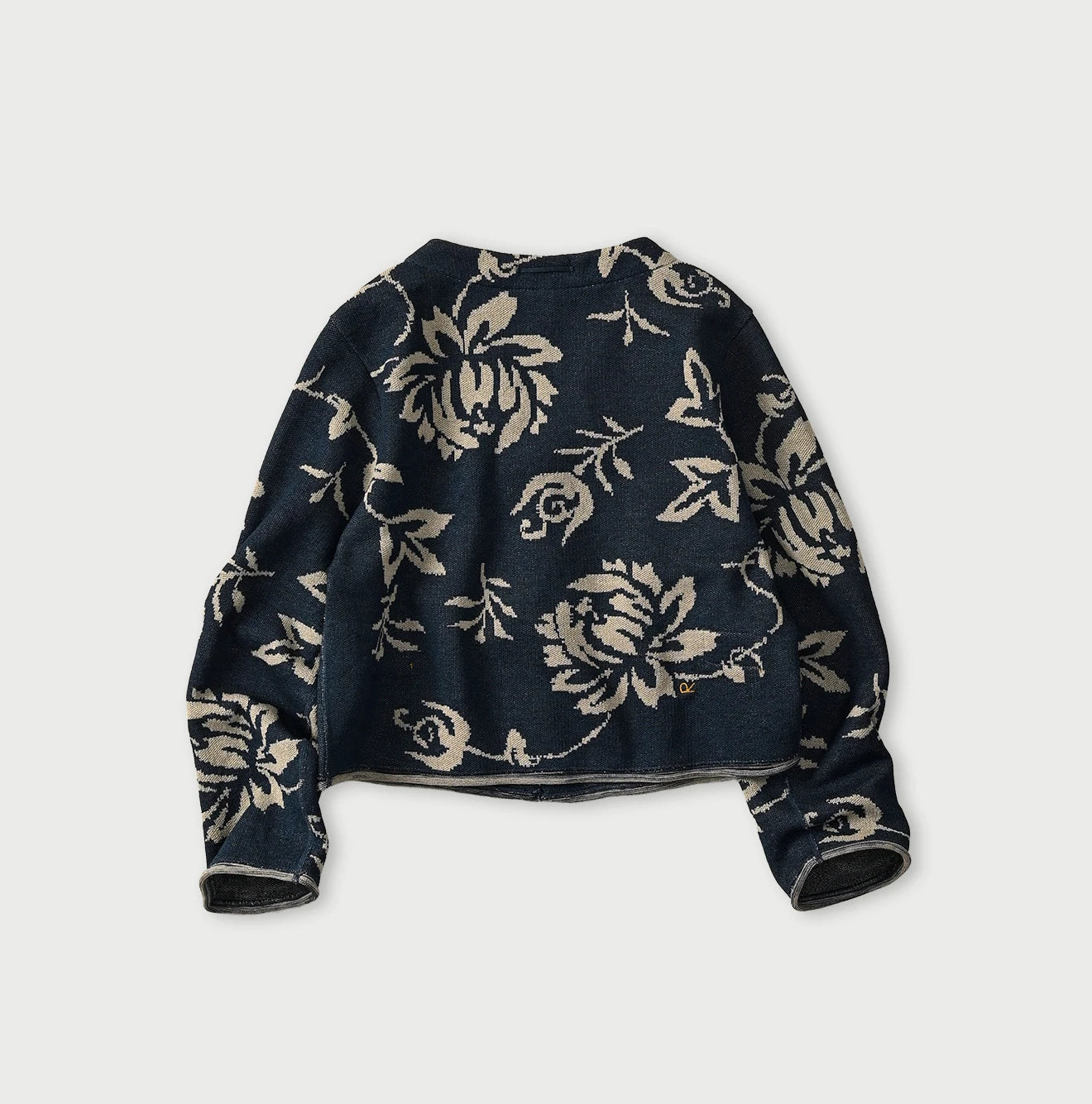 Indigo Base LeiLei Aloha Jacquard Cardigan