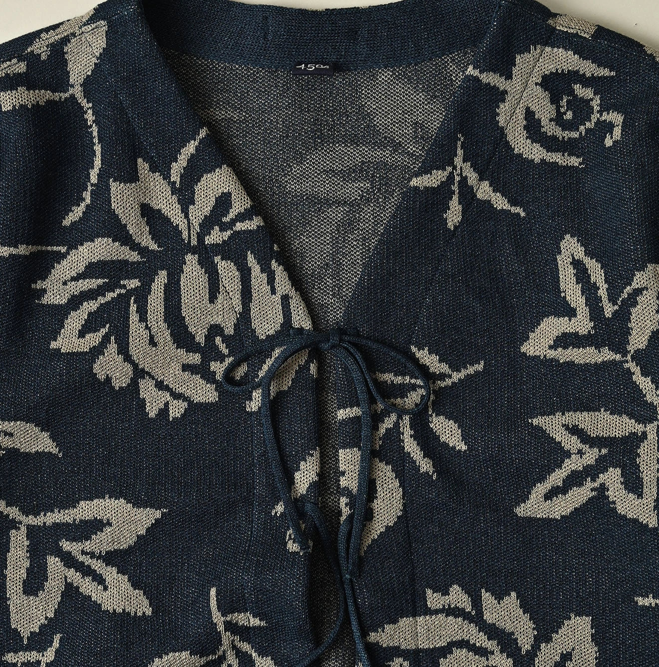 Indigo Base LeiLei Aloha Jacquard Cardigan