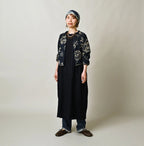 Indigo Base LeiLei Aloha Jacquard Cardigan