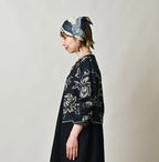 Indigo Base LeiLei Aloha Jacquard Cardigan
