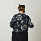 Indigo Base LeiLei Aloha Jacquard Cardigan