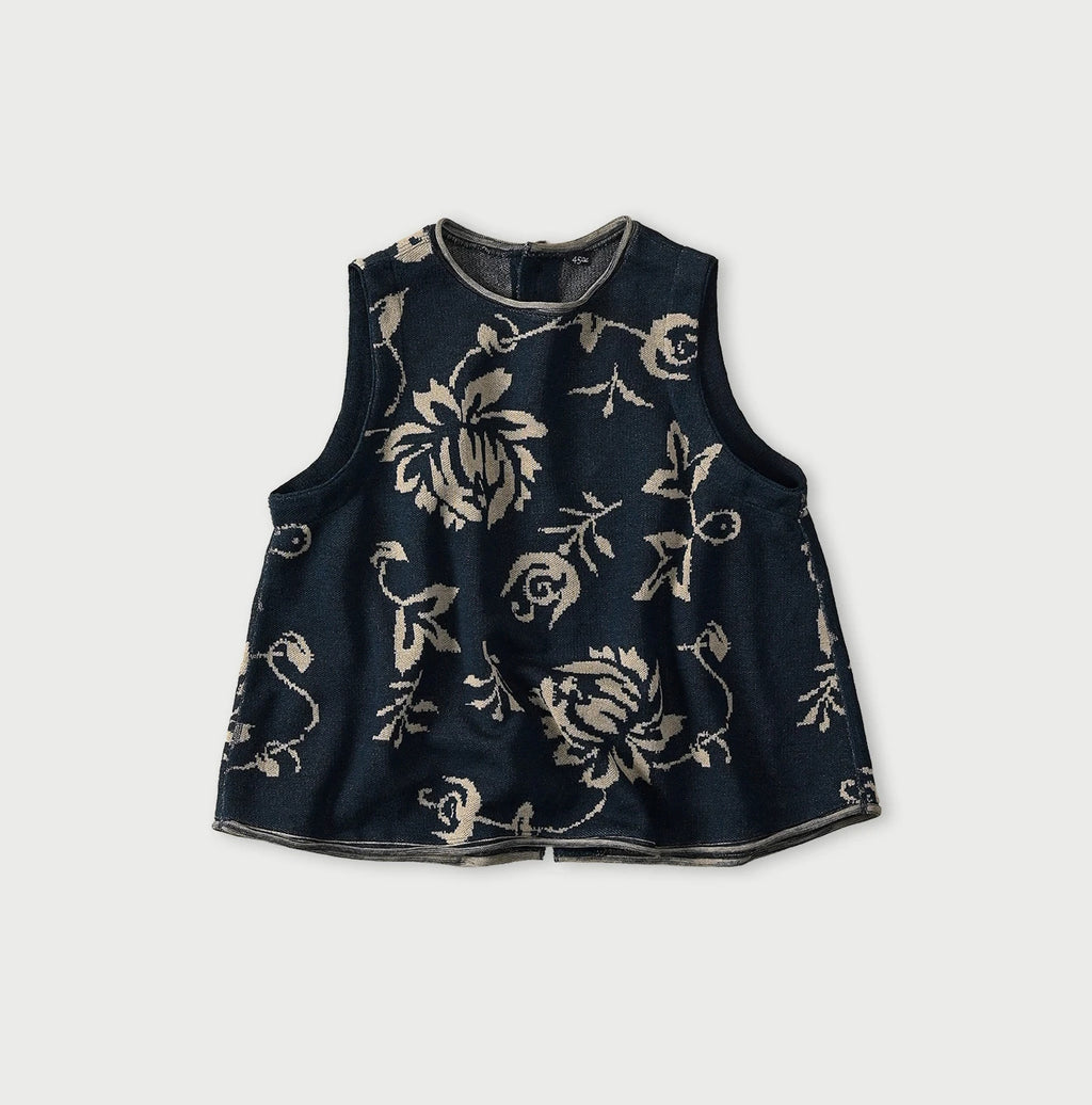 Indigo Base LeiLei Aloha Jacquard Camisole