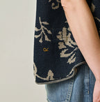 Indigo Base LeiLei Aloha Jacquard Camisole