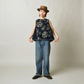 Indigo Base LeiLei Aloha Jacquard Camisole