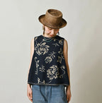 Indigo Base LeiLei Aloha Jacquard Camisole
