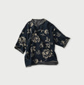 Indigo Base LeiLei Aloha Jacquard T-shirt