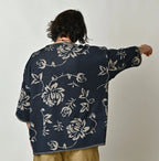 Indigo Base LeiLei Aloha Jacquard T-shirt