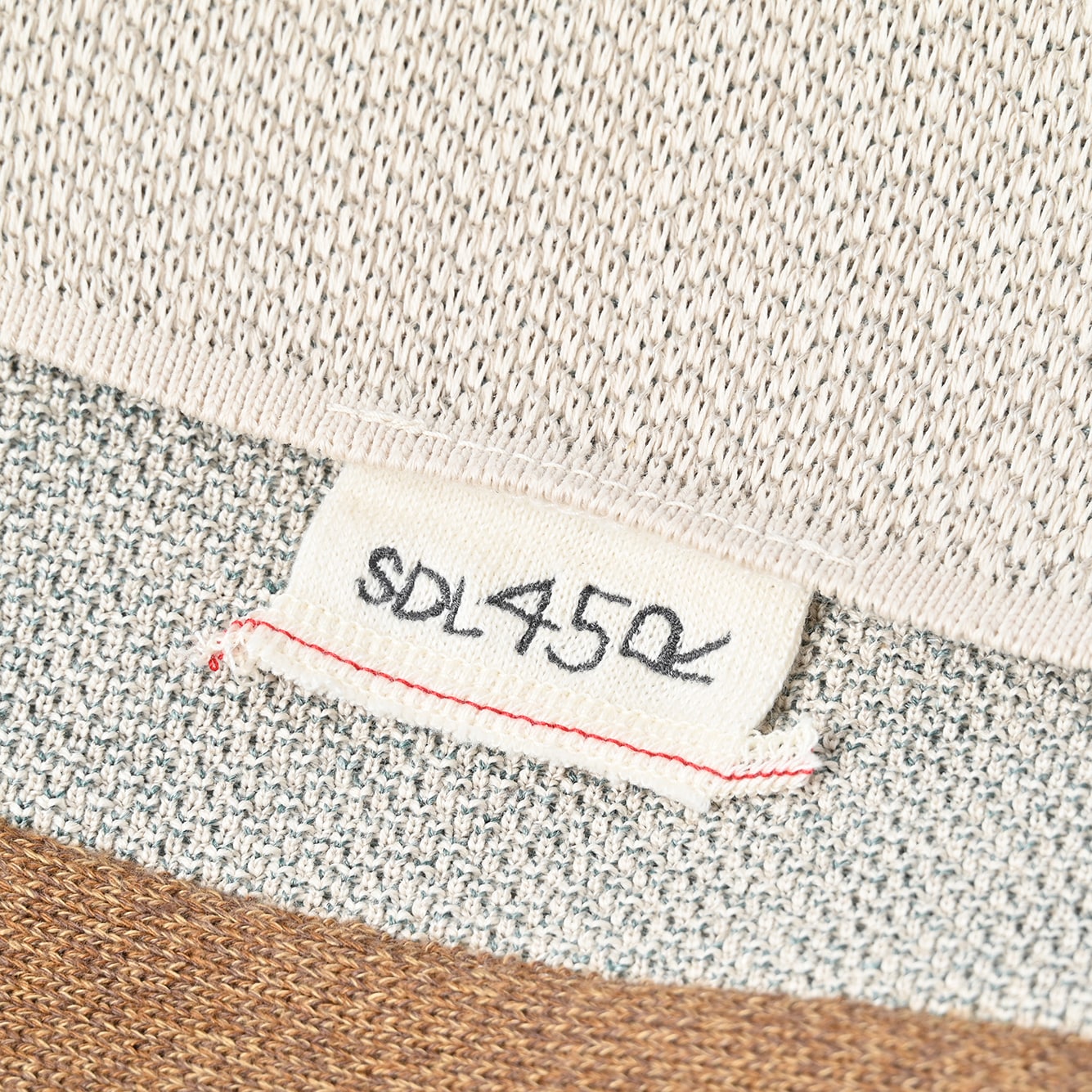 Jacquard Striped Bag Detail
