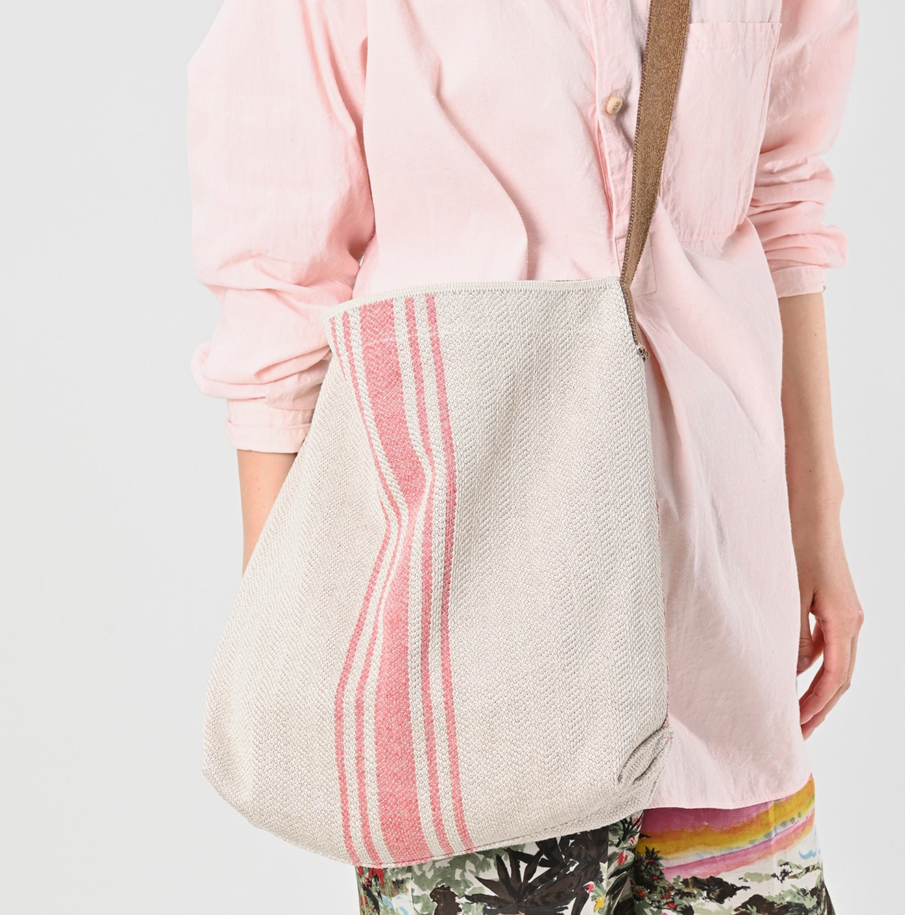 Jacquard Striped Bag Detail