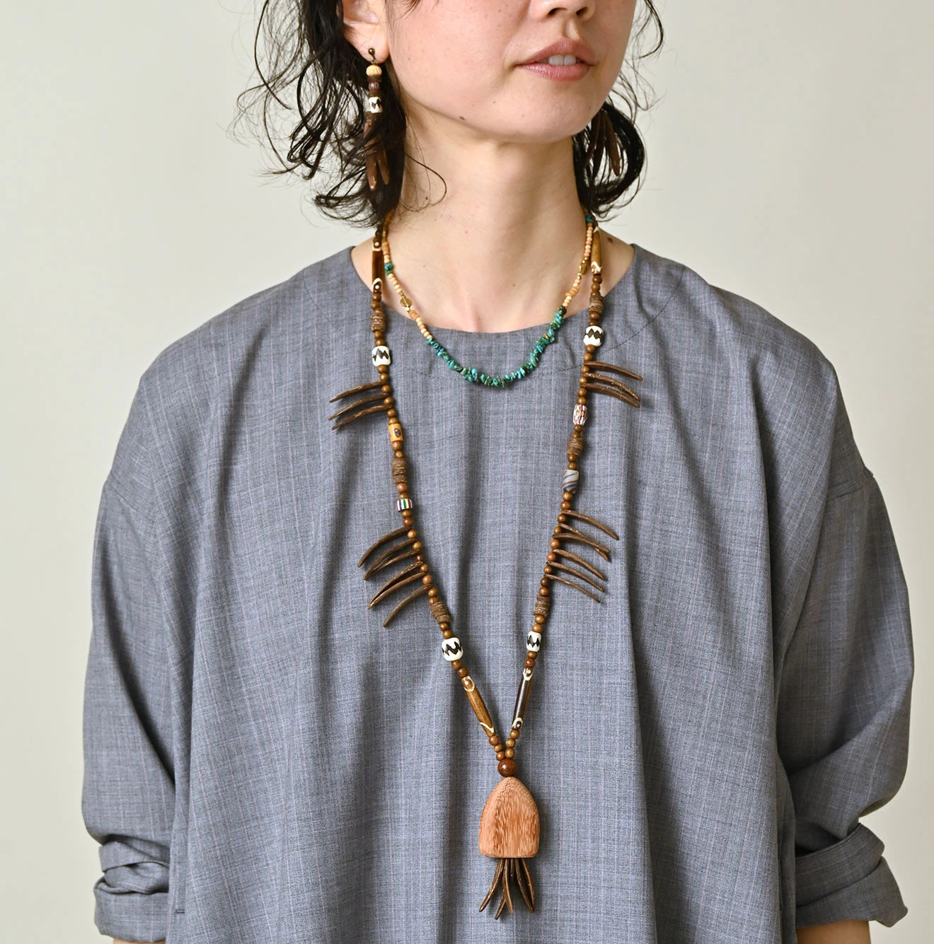 LeiLei Wood Necklace