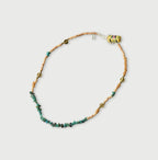 Turquoise x Antique Beads Necklace