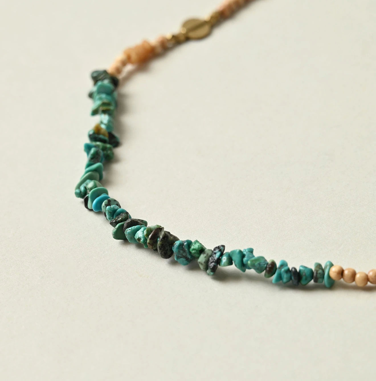 Turquoise x Antique Beads Necklace