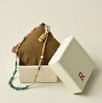 Turquoise x Antique Beads Necklace
