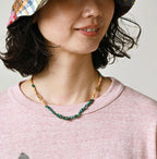 Turquoise x Antique Beads Necklace