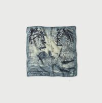 Indigo Gauze Picture Book Bandana