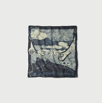 Indigo Gauze Picture Book Bandana