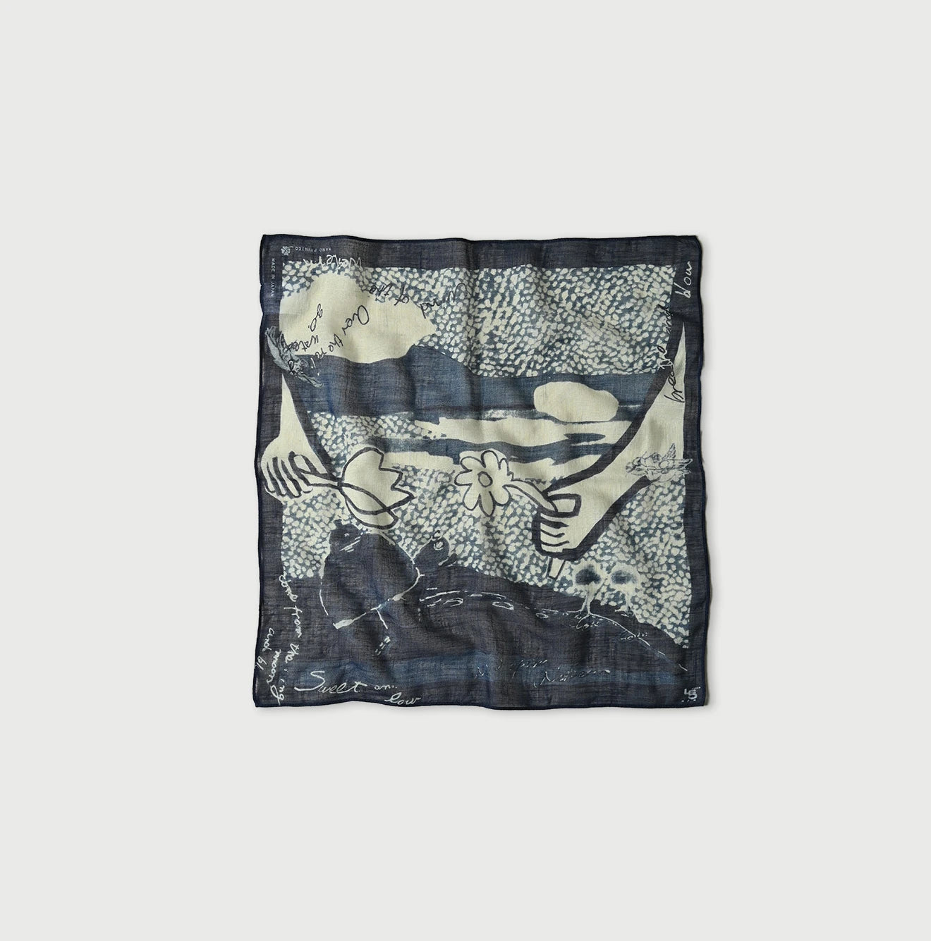 Indigo Picture Book Bandana
