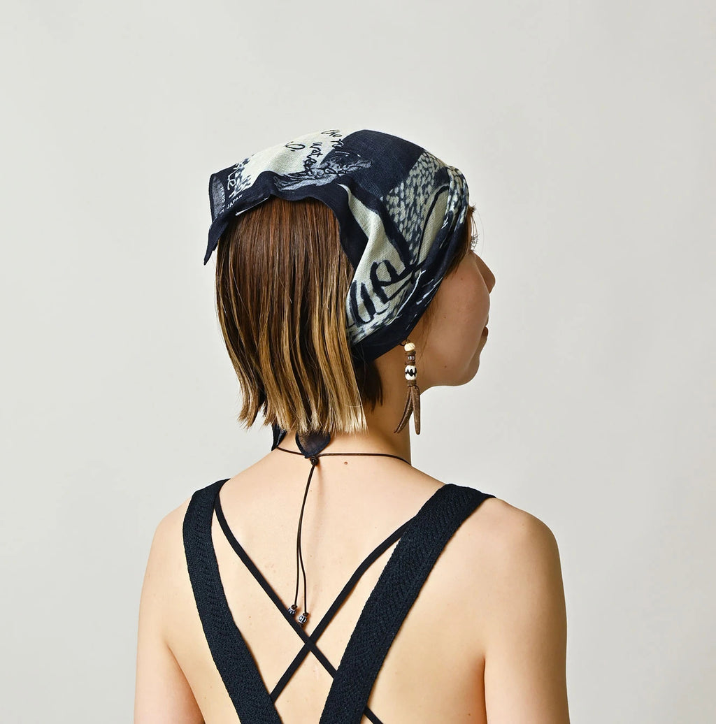 Indigo Picture Book Bandana