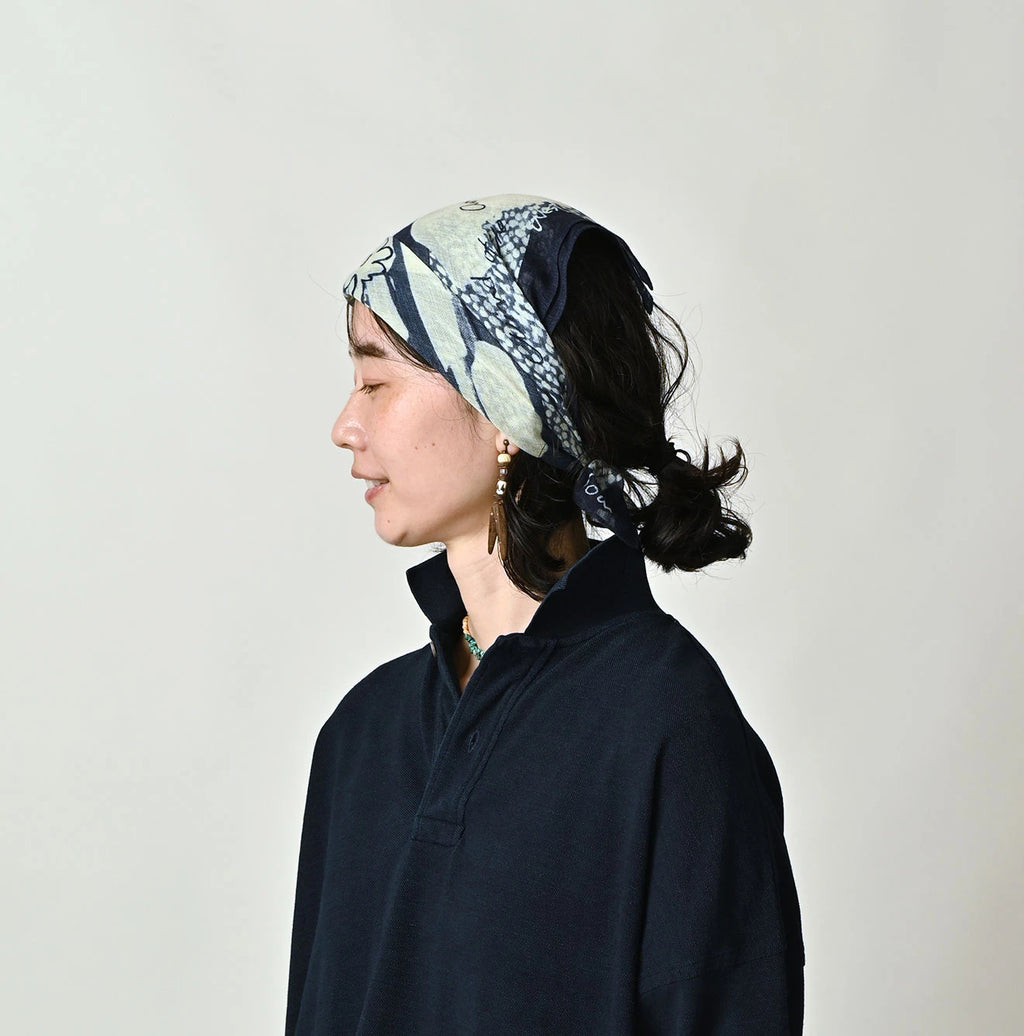 Indigo Picture Book Bandana