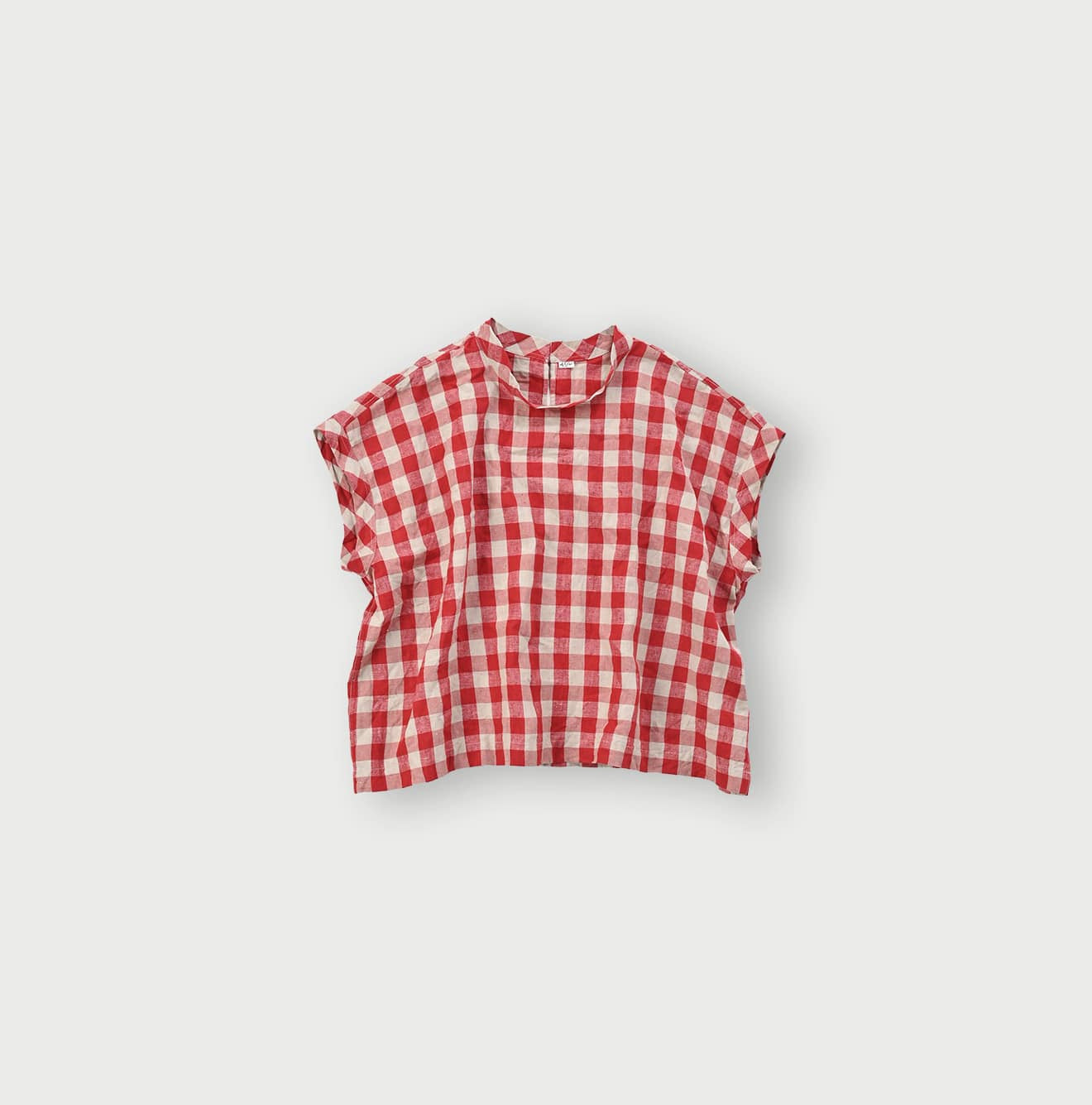 Indian Linen Gingham M Shirt