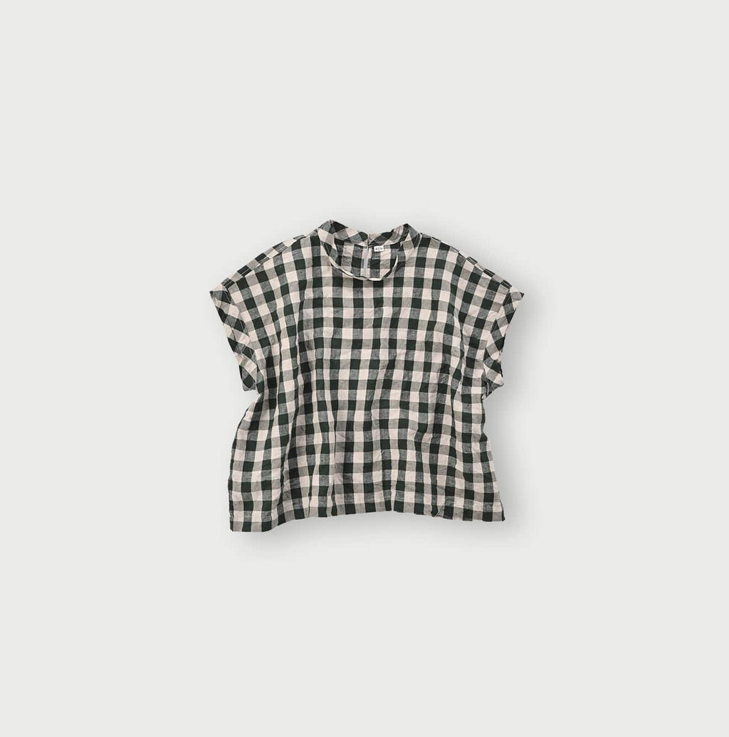 Indian Linen Gingham M Shirt