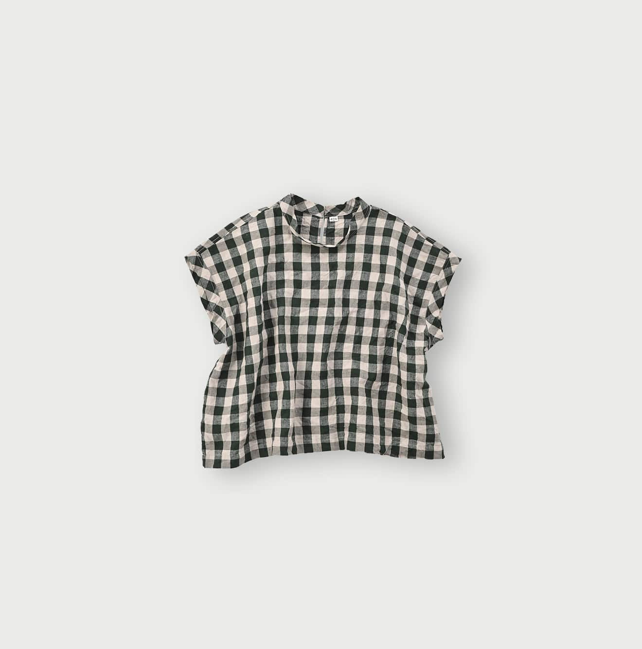 Indian Linen Gingham M Shirt