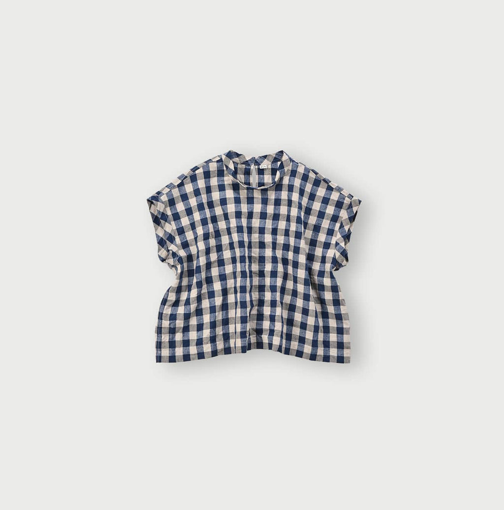 Indian Linen Gingham M Shirt