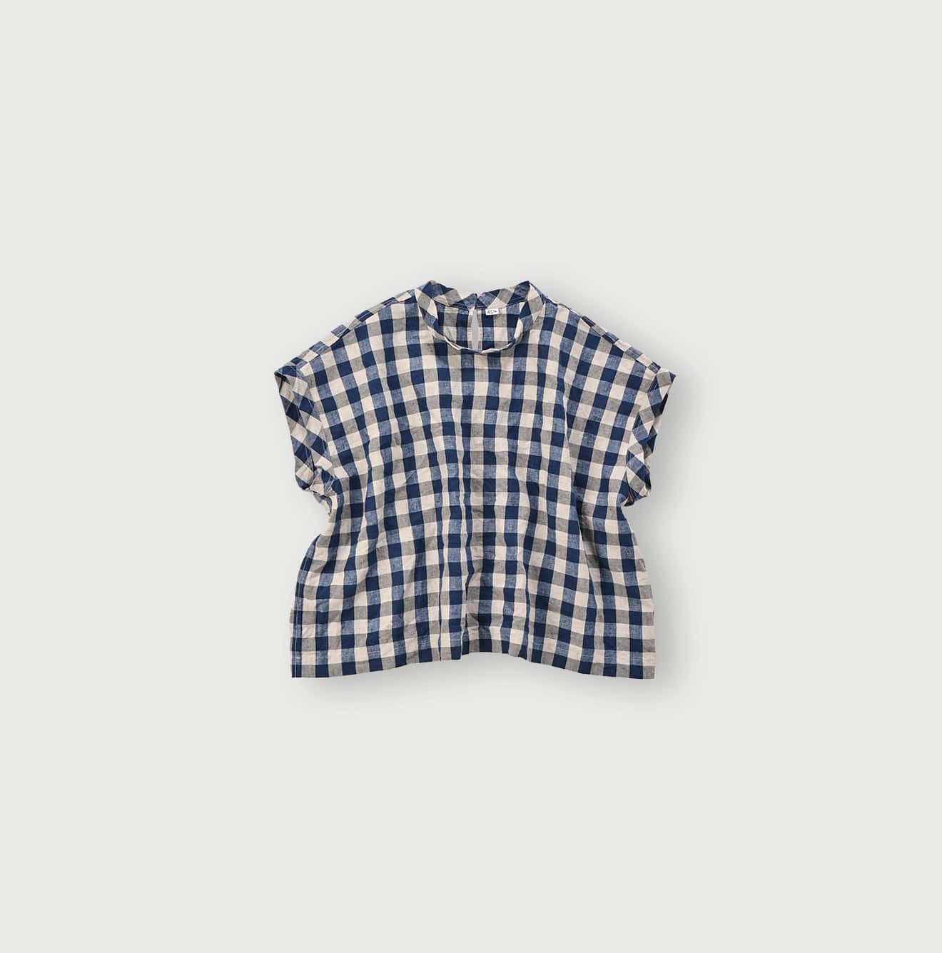 Indian Linen Gingham M Shirt