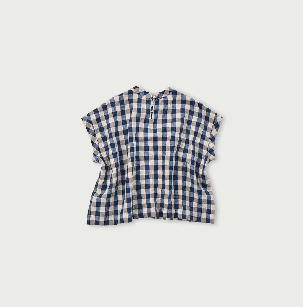 Indian Linen Gingham M Shirt