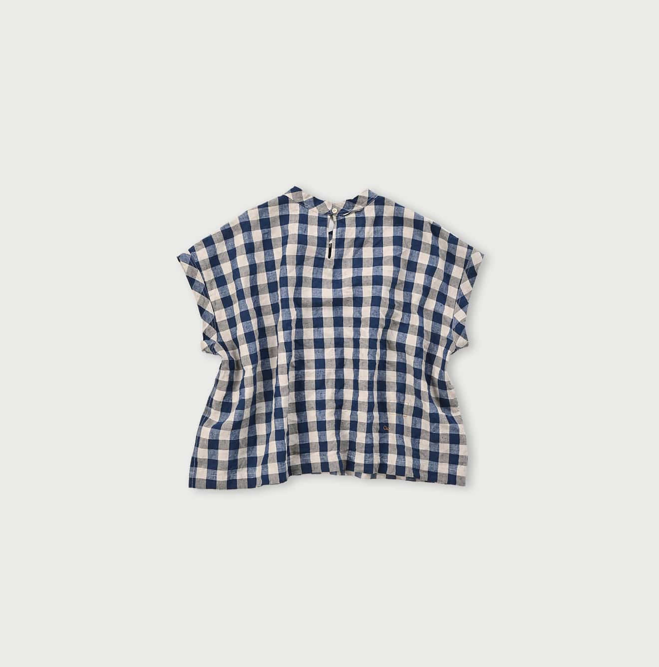 Indian Linen Gingham M Shirt