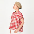 Indian Linen Gingham M Shirt