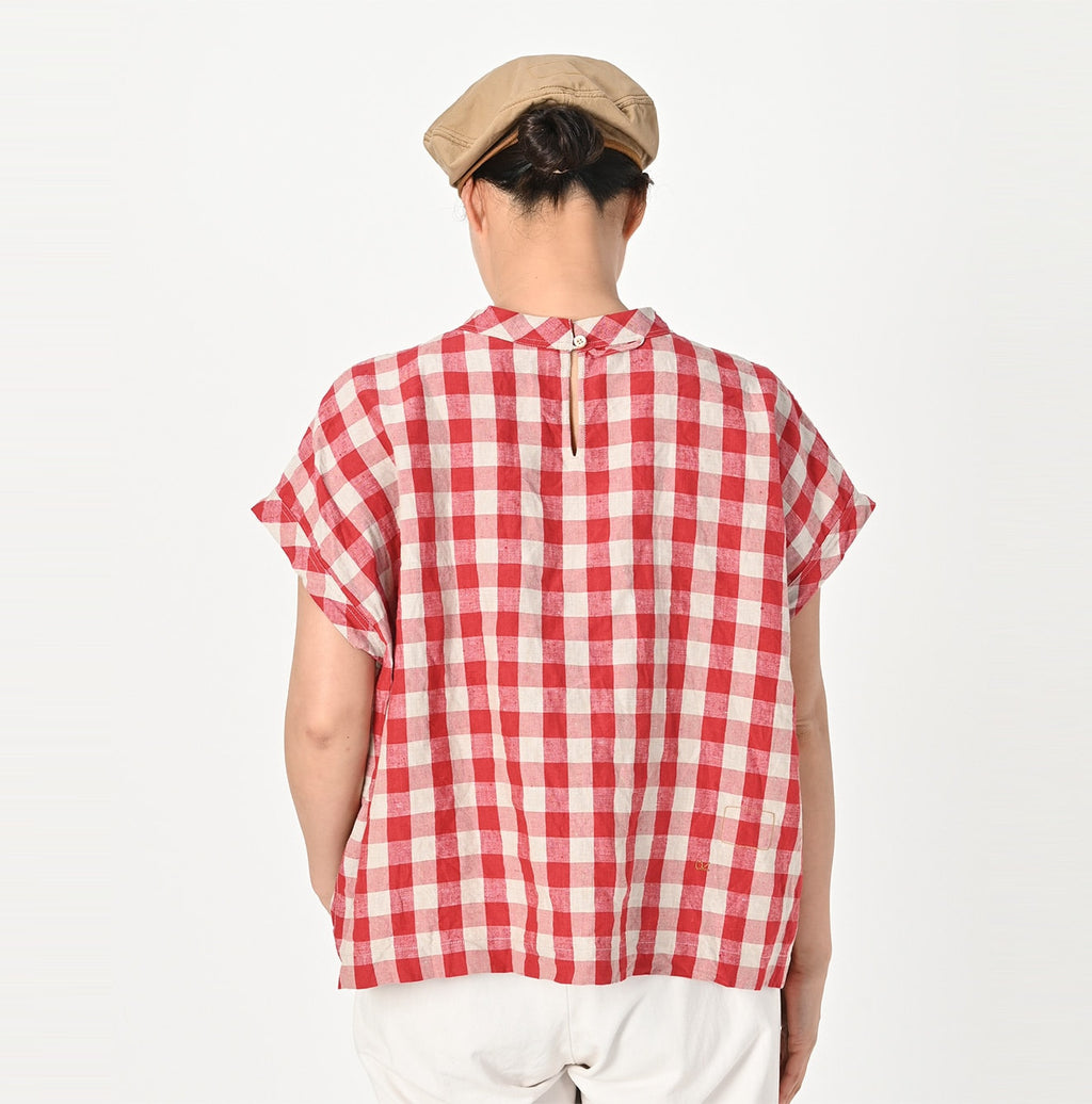 Indian Linen Gingham M Shirt