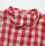 Indian Linen Gingham M Shirt