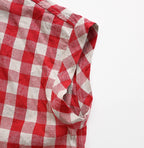 Indian Linen Gingham M Shirt